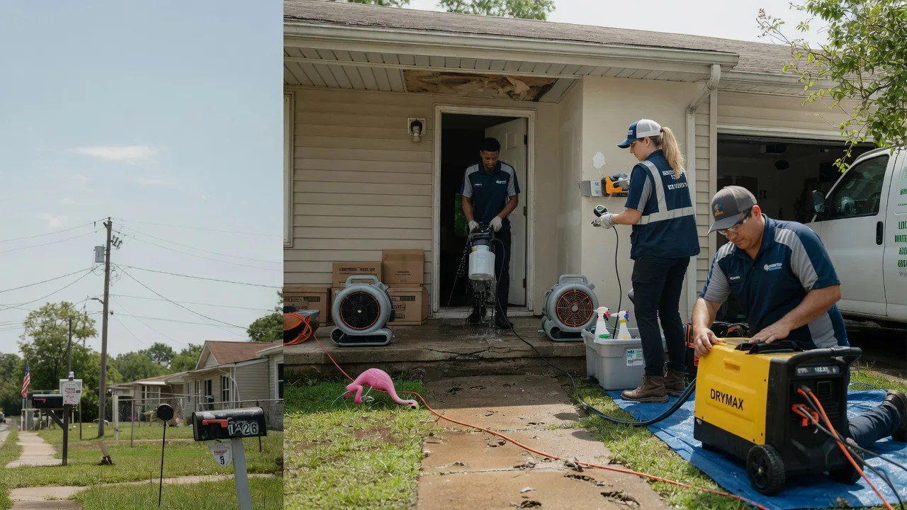 Storm Damage Water Removal in Del City, OK near me